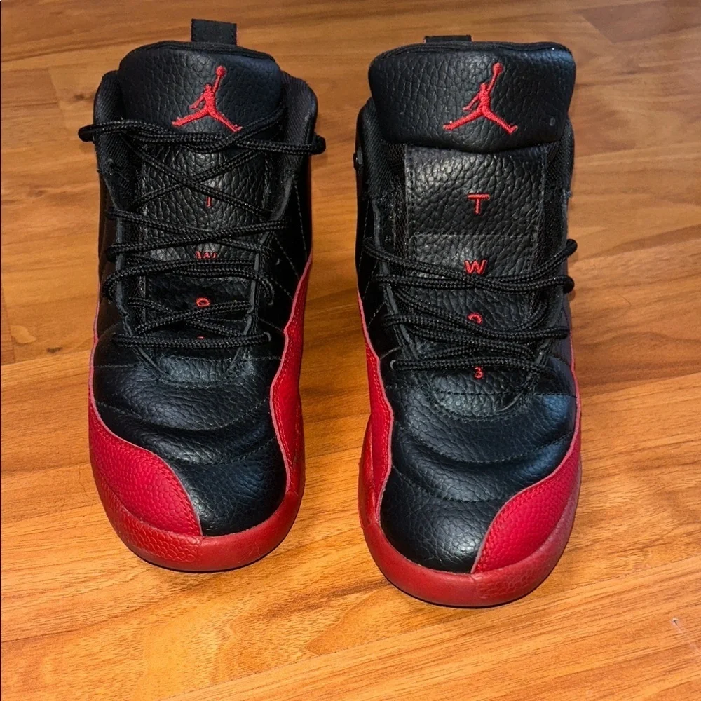 Jordan Kids Black and Red Boots